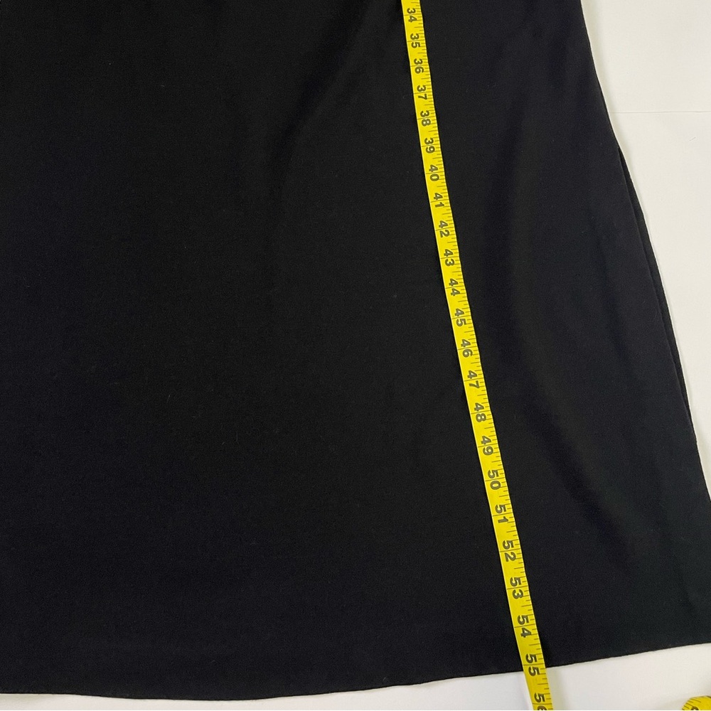NWT ZARA Studio Black Wool Draped Dress XL - Picture 16 of 16